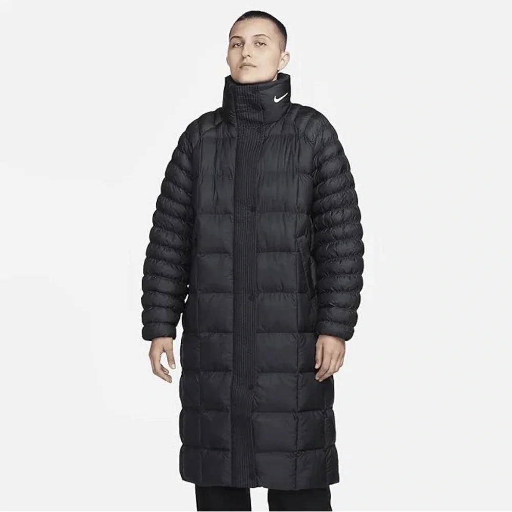 Nike Sportswear Swoosh Puffer PrimaLoft® Women's Therma-FIT Parka, Black S NWT